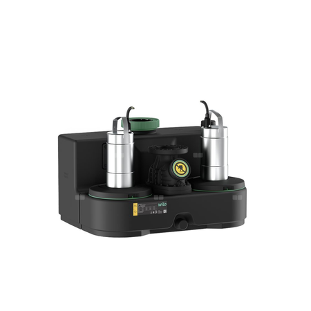 Wilo-DrainLift SANI-L.16/M523/4C-CEE hermetyczna pompownia ścieków, swobodny przelot kuli 44 mm