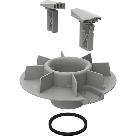 Element spiętrzający wpustu dachowego Geberit Pluvia d90