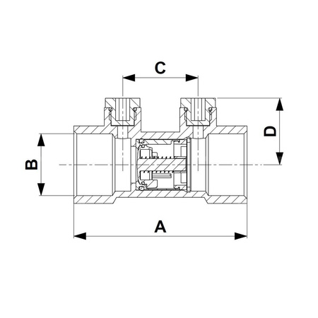 Zawór zwrotny KFA Armatura antyskażeniowy 1 1/4'' gw