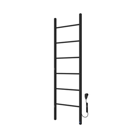 Grzejnik elektryczny (suszarka) INSTAL-PROJEKT PRIMAVERA ELECTRO, wym. 1600/500 mm, kolor czarny mat,  moc 120 W