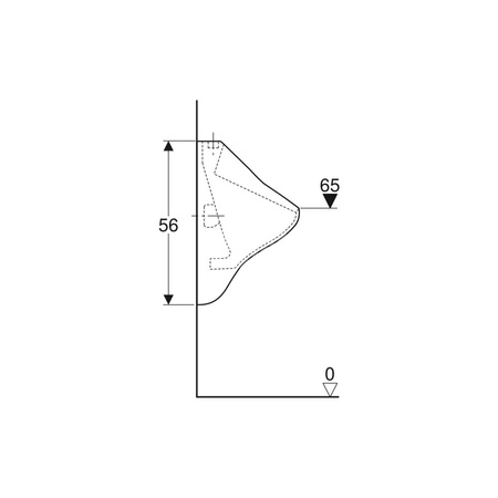 Króciec przyłączeniowy Geberit do pisuarów