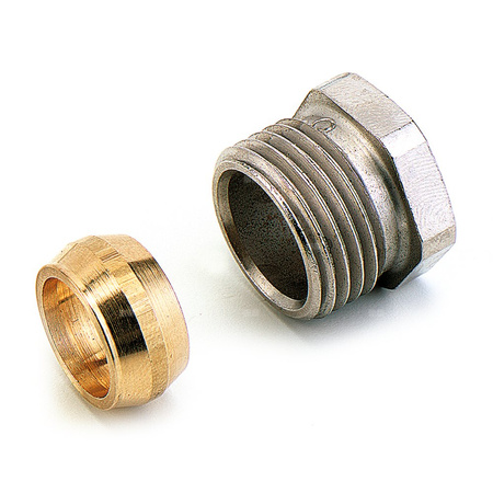 Złączka zaciskowa z pierścieniem mosiężnym 12-1/2"