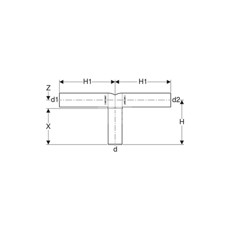 Zaślepka ochronna Geberit Silent-PP d46 46x19 żółta