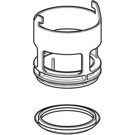 Gniazdo zaworu spustowego Geberit typ 208 do spłuczki podtynkowej