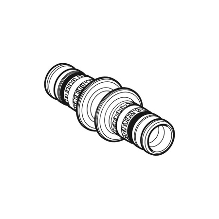 O-Ring gumowy GEBERIT Mepla 16 mm, kolor czarny/szary