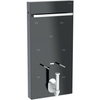 Moduł sanitarny do bidetu GEBERIT Monolith, 1010 mm x 480 mm x 106 mm, regulacja wysokości, front: lava, bok: czarny