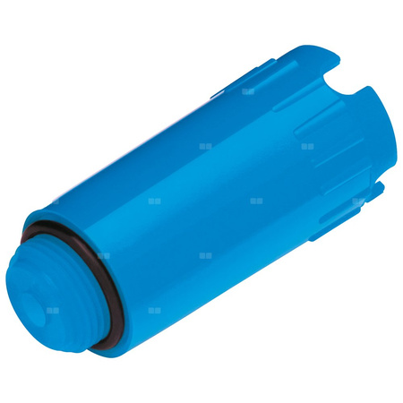 Zaślepka do prób szczelności tworzywowa niebieska - G1/2"