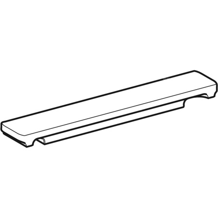 Pokrywa odpływu Geberit Sestra: grafit/struktura łupka