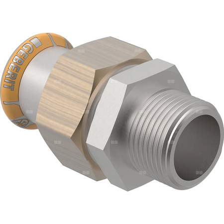 Śrubunek przejściowy Geberit Mapress Therm z gwintem zewnętrznym d35-R1 1/4