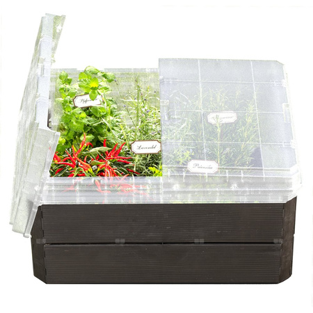 Pokrywa szklarniowa dla grządki ERGO QUADRO M