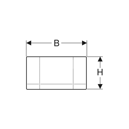 Ramka montażowa Geberit do przycisku uruchamiającego Highline