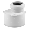 Złącze MAGNAPLAST SKOLAN safe dBL redukcja, PP (biały), DN 70 x DN 50 (ww x wz), do kanalizacji