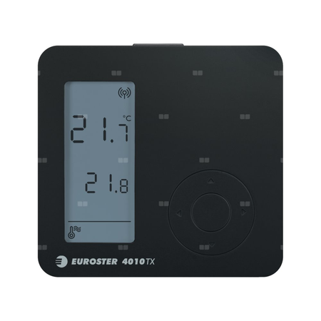 Regulator temperatury Euroster E4010 TXRX, kolor czarny