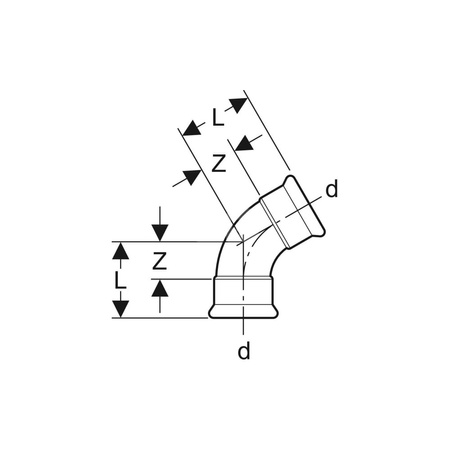 O-Ring gumowy GEBERIT Mapress CIIR 15 mm, kolor czarny