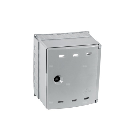 Skrzynka gazowa na zawór, 300x340x200, naścienna, z tworzywa - biała