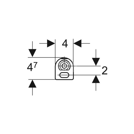 Zestaw warstw pokrycia do wspornika dystansowego Geberit Duofix (2 szt.)