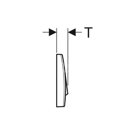 Blokada popychacza Geberit do przycisków uruchamiających 200F i Highline