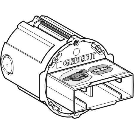Zestaw montażowy Geberit do zdalnego uruchamiania spłukiwania typ 70