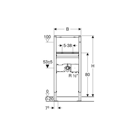 Uszczelka redukcyjna odpływowa GEBERIT guma 45 mm / 35 mm, kolor czarny