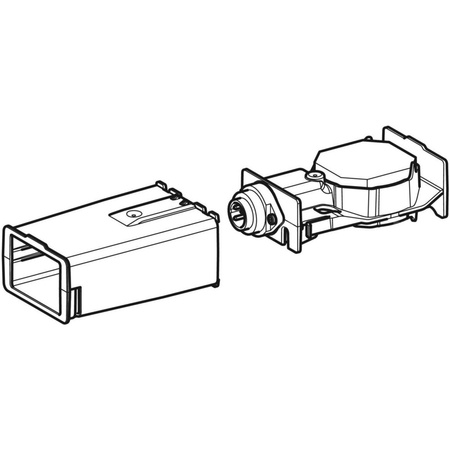 Mocowanie zasilacza do modułu sanitarnego Geberit Monolith Plus do WC