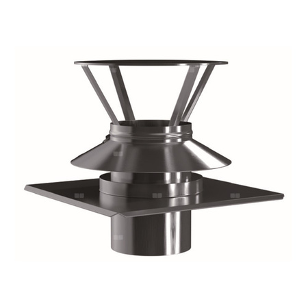 Płyta dachowa przepustowa MK ŻARY A DH KOMBI TP fi 100 mm stal nierdzewna