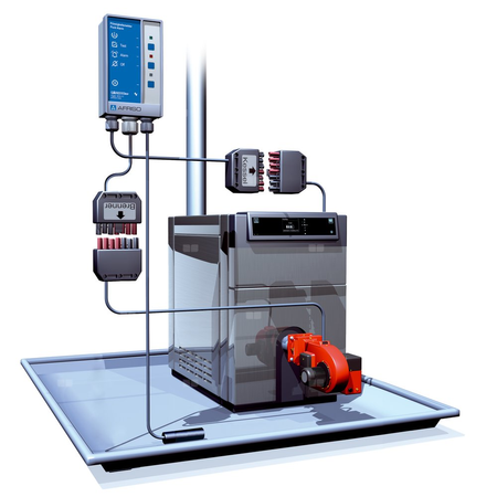 Detektor wycieku cieczy AFA 11 z funkcją wyłączenia palnika, 230 V AC