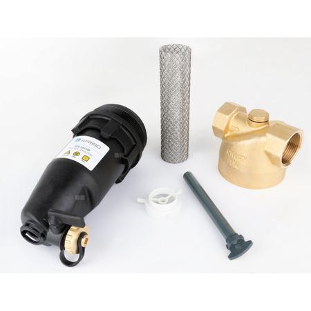 Separator AFRISO ADS 181 HP, do C.O., do klimatyzacji, 3 bar / 90'C, 1 1/4'' (GW), z wkładem magnesowymInstalacje i źródła ciepła