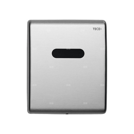 Mechanizm spłukujący elektroniczny TECEplanus do pisuaru, zasilany 230/12V, stal nierdzewna szczotkowana