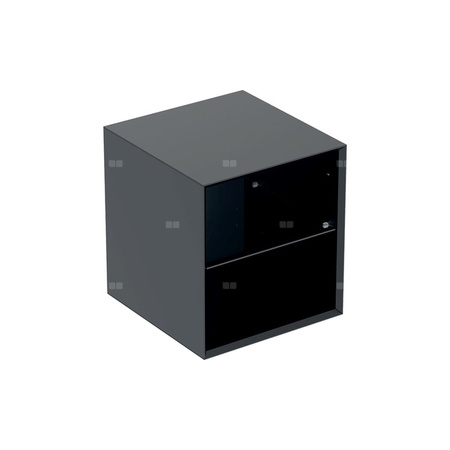 Geberit ONE Element boczny, B45cm, H49.2cm, T47cm, czarny, mat