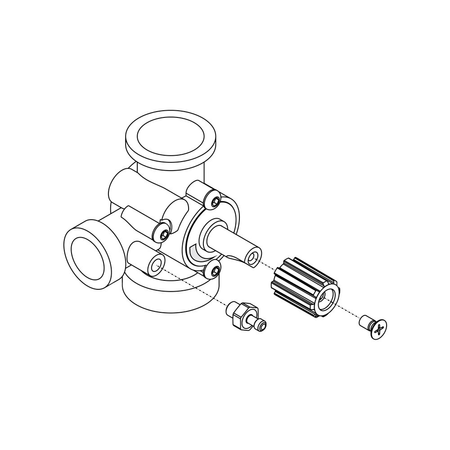Adapter do siłowników ARM ProClick na zawory: BRV, Meibes