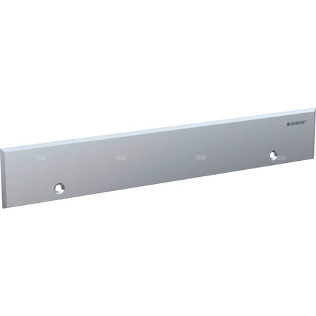 Zestaw wykończeniowy Geberit do odpływu ściennego, pokrywa ze stali nierdzewnej, z zabezpieczeniem: Stal nierdzewna szczotkowana