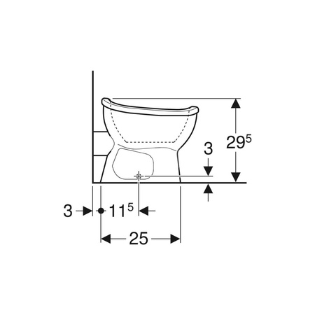 Siedzisko dla małych dzieci Geberit Bambini: Wolne opadanie=Nie, Mocowanie=Brak, Rubinowy / Matowy