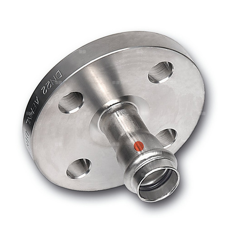 Kołnierz zaciskowy SANHA NiroTherm Press stal nierdzewna DN 50 (54 mm)