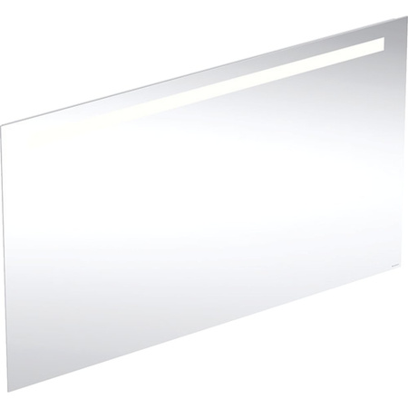 Geberit Option Basic Square Podświetlane lustro, B120cm, H70cm, T3.2cm, oświetlenie u góry, Aluminium anodyzowane