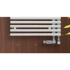 Grzejnik drabinkowy ZEHNDER Forma Asym, wym. 1161 x 496 mm, kolor biały RAL9016, moc 547W