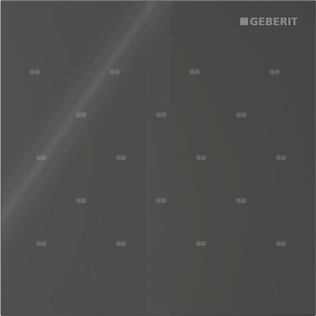 Płyta przykrywająca Geberit typ 40, kwadratowa: Czarny