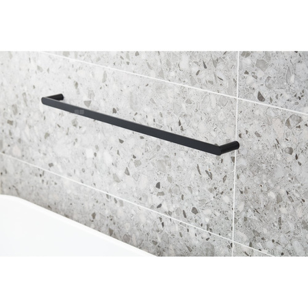 Wieszak łazienkowy 22 cm, czarny