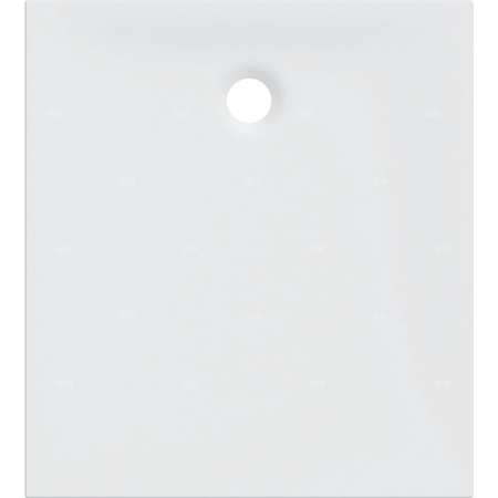 Brodzik prostokątny Geberit Nemea: 100x90x3.5cm, Biały / Matowy