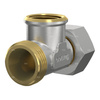 Trójnik FLAMCO MEIBES 90' mosiądz (chromowanie) 3/4'' x 1/2'' x 21.3 mm x 26.9 mm x 3/4'' (GW x GW x GZ)