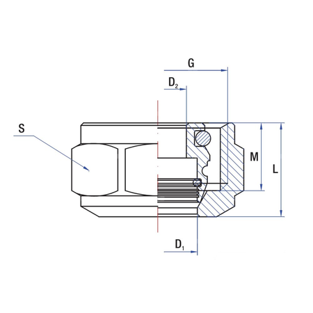 Zacisk śrubowy RUMET Mosiądz 3/4'' x 15 mm