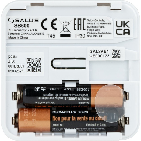 Salus inteligentny przycisk systemu Smart Home SB600, bateryjny