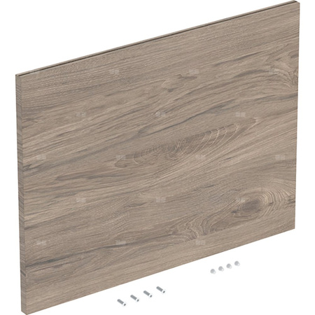 Front szuflady do dolnej szafki pod umywalkę GEBERIT iCon, kol. orzech włoski hickory melamina, struktura drewna szer.530 mm