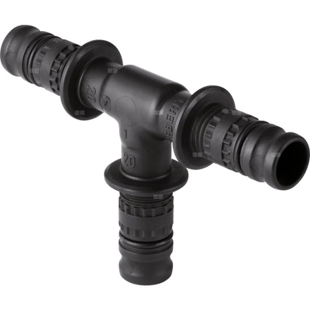Trójnik GEBERIT Mepla równoprzelotowy PVDF 75 mm (końcówka wciskowa)
