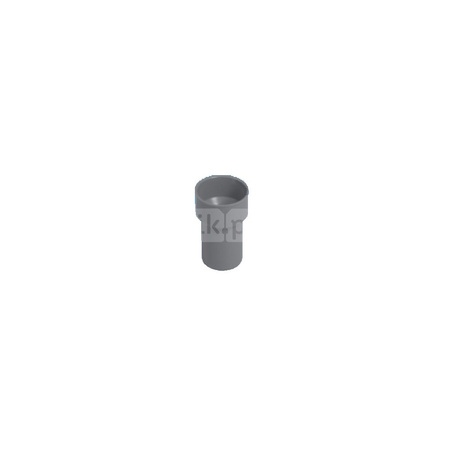 Złączka do rur metalowych MAGNAPLAST HT PLUS HTS, PP (szary), DN 40 (ww x ww), do kanalizacji