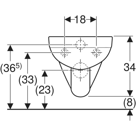Miska WC wisząca GEBERIT Selnova Compact