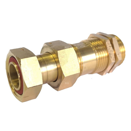 Złączka teleskopowa FITTING STANDARD, mosiądz, 1'' (GW x GZ)