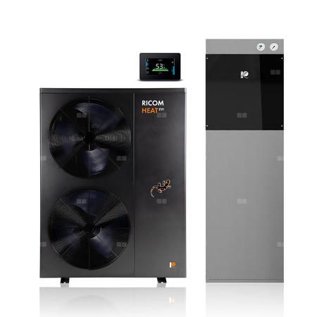 Pompa ciepła Easylife EVI 5,9-18,2 kW, z pompą obiegową, 3F, Easylife Control + Moduł Wifi + Szafa Hydrauliczna Ricom Hydra do Easylife EVI