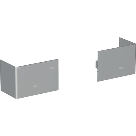 Pokrywa dolna, do modułu sanitarnego Geberit Monolith do stojącej miski WC: Średnioszary Perlglimmer