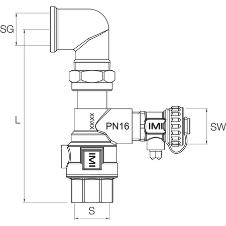 Zawór odcinający DLV A
