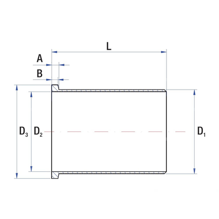 Tuleja wzmacniająca RUMET Mosiądz 22 mm